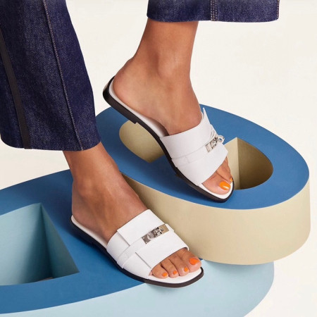 에르메스 여성 켈리 레더 뮬 - Hermes Womens Kelly Mules - hes4047x