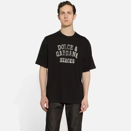 돌체앤가바나 남성 반팔 티셔츠 - Dolce&Gabbana Mens Round Tshirt - doc5278x