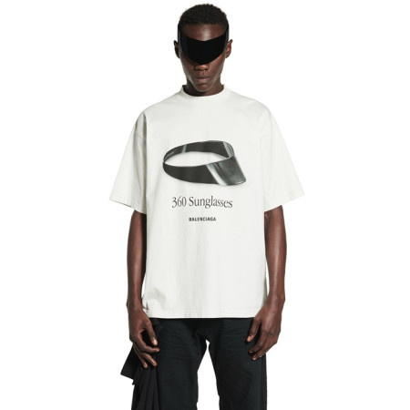 발렌시아가 남성 라운드 반팔 티셔츠 - Balenciaga Mens Round Tshirt - bac5283x