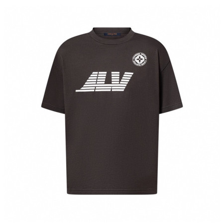 루이비통 남성 라운드 반팔 티셔츠 - Louis vuitton Mens Round Tshirt - lvc5284x