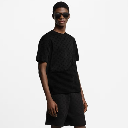 루이비통 남성 라운드 반팔 티셔츠 - Louis vuitton Mens Round Tshirt - lvc5293x