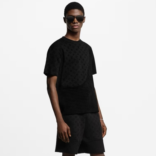 루이비통 남성 라운드 반팔 티셔츠 - Louis vuitton Mens Round Tshirt - lvc5293x