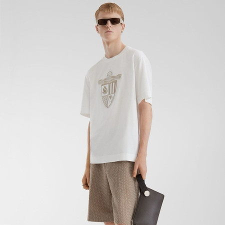 펜디 남성 라운드 반팔 티셔츠 - Fendi Mens Round Tshirt - fec5319x