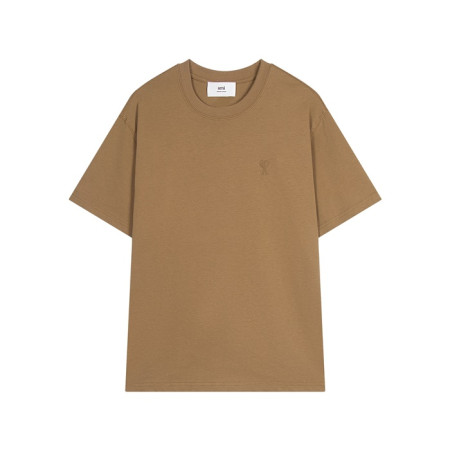 아미 남성 라운드 반팔티 - Ami Mens Round Tshirt - amc5321x