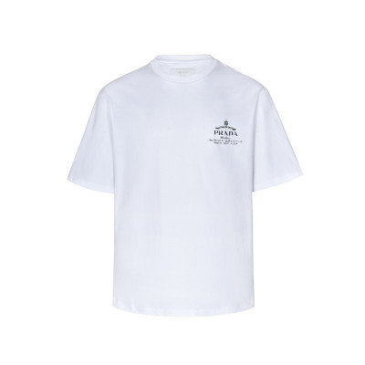프라다 남성 라운드 반팔티 - Prada Mens Round Tshirt - prc5329x
