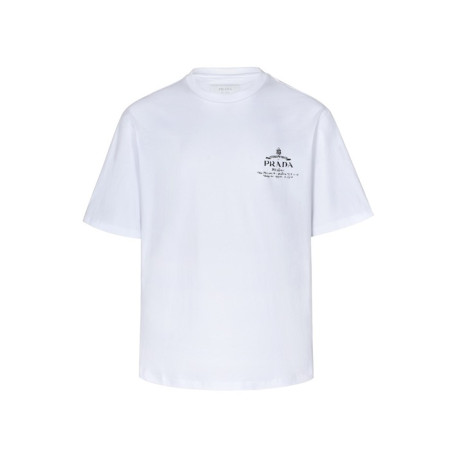 프라다 남성 라운드 반팔티 - Prada Mens Round Tshirt - prc5329x