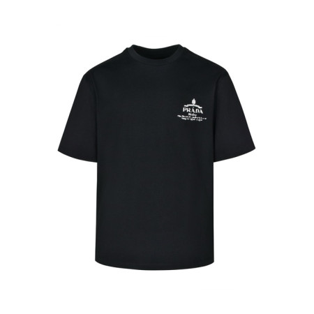 프라다 남성 라운드 반팔티 - Prada Mens Round Tshirt - prc5330x