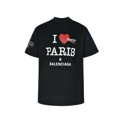 발렌시아가 남성 라운드 반팔 티셔츠 - Balenciaga Mens Round Tshirt - bac5339x