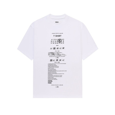 메종 마르지엘라 남성 라운드 반팔 티셔츠 - Maison Margiela Mens Round Tshirt - mac5367x