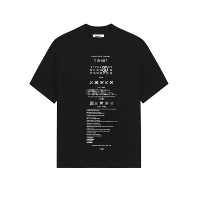 메종 마르지엘라 남성 라운드 반팔 티셔츠 - Maison Margiela Mens Round Tshirt - mac5368x