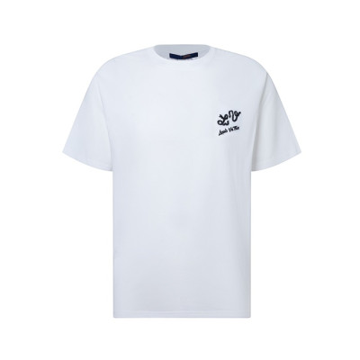 루이비통 남성 라운드 반팔 티셔츠 - Louis vuitton Mens Round Tshirt - lvc5382x