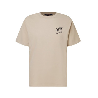 루이비통 남성 라운드 반팔 티셔츠 - Louis vuitton Mens Round Tshirt - lvc5383x