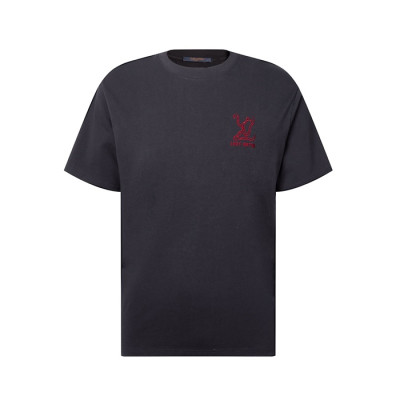 루이비통 남성 라운드 반팔 티셔츠 - Louis vuitton Mens Round Tshirt - lvc5386x