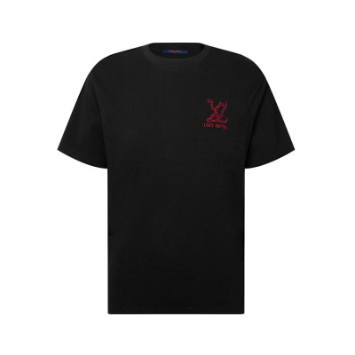 루이비통 남성 라운드 반팔 티셔츠 - Louis vuitton Mens Round Tshirt - lvc5387x