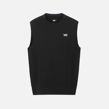 PXG 남성 라운드 넥 스웨터 베스트 - gol1554x