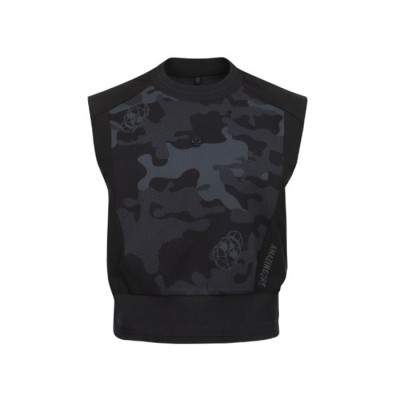 [AMAZINGCRE] 어메이징크리 여성 알렉스 카모 자카드 스웨터 베스트 - gol1556x