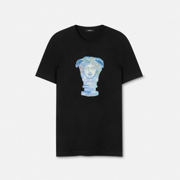 베르사체 남성 반팔 티셔츠 - Versace Mens Round Tshirt - vec5392x