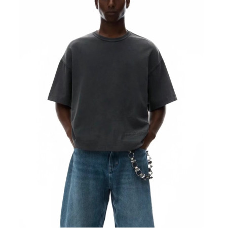 알렉산더왕 남성 라운드 반팔티 - Alexanderwang Mens Round Tshirt - alc5394x