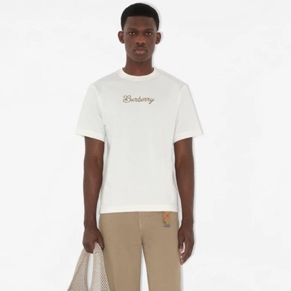 버버리 남성 라운드 반팔 티셔츠 - Burberry Mens Round Tshirt - buc5421x