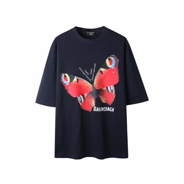 발렌시아가 남성 라운드 반팔 티셔츠 - Balenciaga Mens Round Tshirt - bac5427x