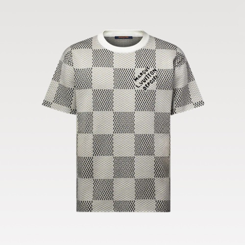루이비통 남성 라운드 반팔 티셔츠 - Louis vuitton Mens Round Tshirt - lvc5443x