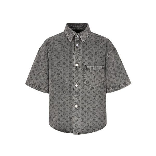 루이비통 남성 반팔 셔츠 - Louis vuitton Mens Short-sleeved Shirts - lvc5457x