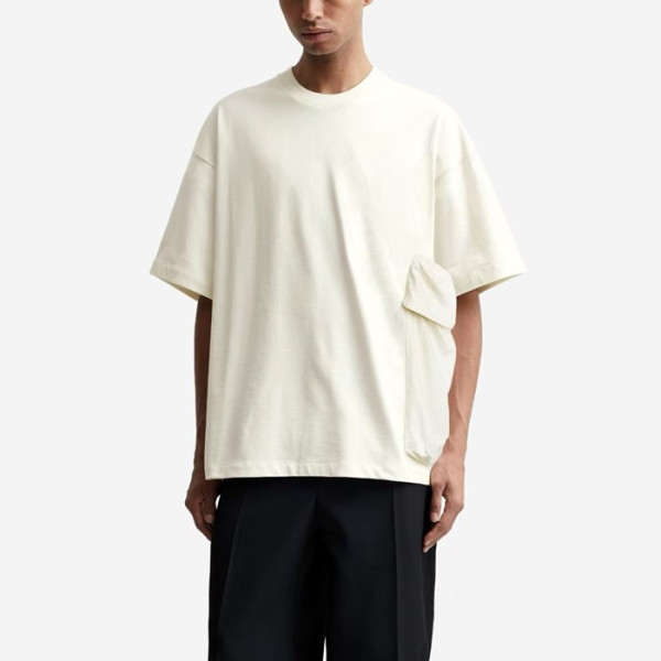 질샌더 남성 크루넥 반팔티 - Jilsander Mens Round Tshirt - jic5494x