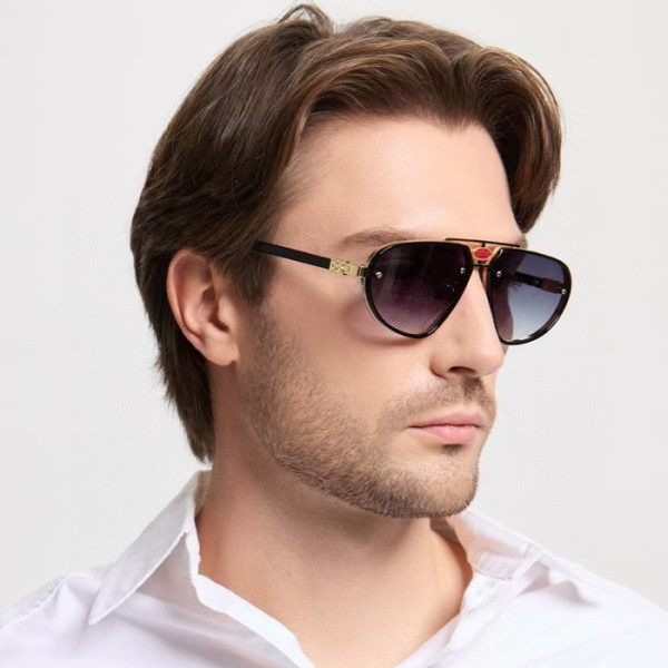 부가티 남성 메탈 프레임 선글라스 - Bugatti Mens Metal Frame Sunglasses - acc4350x