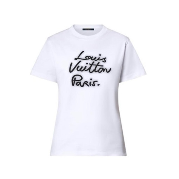 루이비통 여성 반팔 티셔츠 - Louis vuitton Womens White Tshirts - lvc5509x