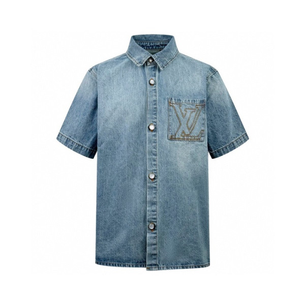 루이비통 남성 반팔 셔츠 - Louis vuitton Mens Polo Shirt - lvc5531x