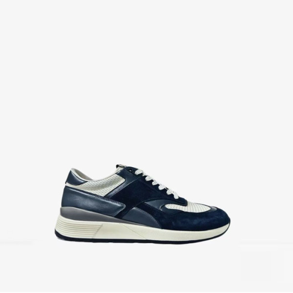 에르메네질도 제냐 남성 트리플 스티치 스니커즈 - Ermenegildo Zegna Mens Triple Stitcht Sneakers - zes5534x