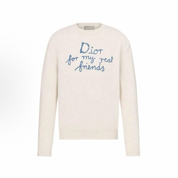 디올 남성 라운드 스웨터 - Dior Mens Round Sweater - dic5555x