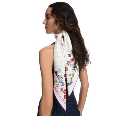 루이비통 여성 루이비통 LV x TM 모노그램 슈퍼플랫 숄 - Louis vuitton Womens LV x TM Monogram Shawl - acc4382x