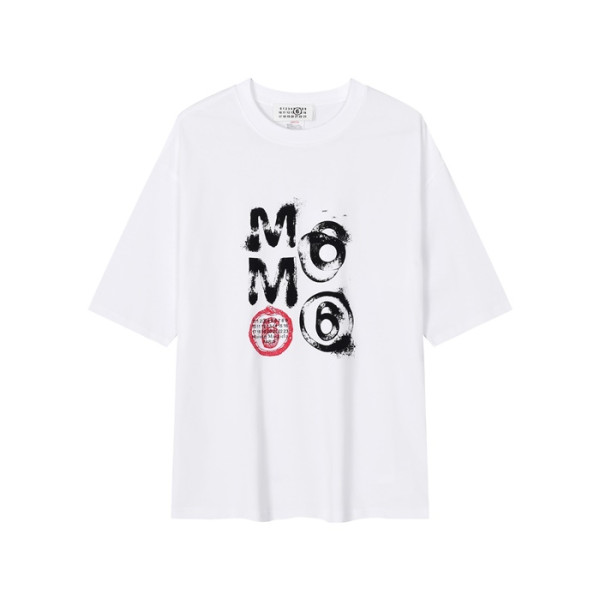 메종 마르지엘라 남성 라운드 반팔 티셔츠 - Maison Margiela Mens Round Tshirt - mac5626x