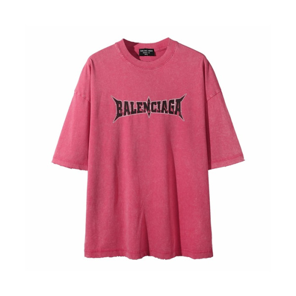 발렌시아가 남성 라운드 반팔 티셔츠 - Balenciaga Mens Round Tshirt - bac5639x