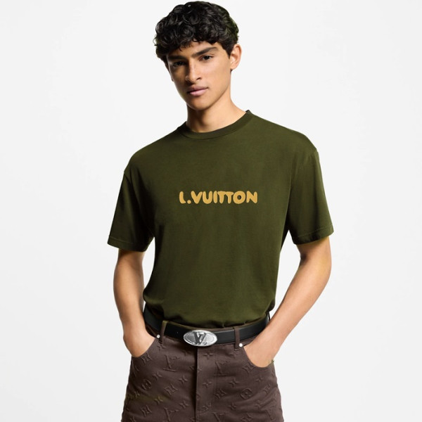 루이비통 남성 라운드 반팔 티셔츠 - Louis vuitton Mens Round Tshirt - lvc5640x