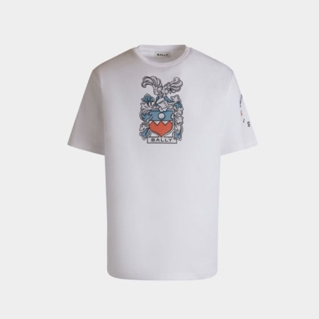 발리 남성 크루넥 반팔티 - Bally Mens Round Tshirt - bal5666x