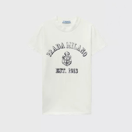 프라다 여성 반팔 티셔츠 - Prada Womens Round Tshirt - prc5673x
