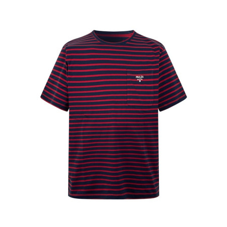 프라다 남성 라운드 반팔티 - Prada Mens Round Tshirt - prc5677x