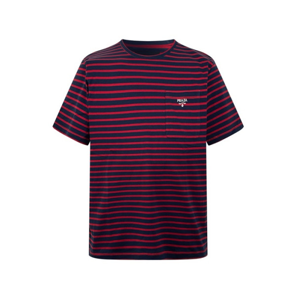 프라다 남성 라운드 반팔티 - Prada Mens Round Tshirt - prc5677x