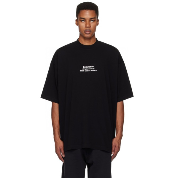 베트멍 남/녀 라운드 반팔 티셔츠 - Vetements Unisex Oversize Tshirt - vec5684x