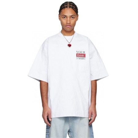 베트멍 남/녀 라운드 반팔 티셔츠 - Vetements Unisex Oversize Tshirt - vec5685x