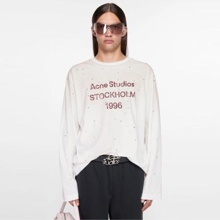 아크네 남/녀 라운드 긴팔티 - Acne Unisex Round Tshirt - anc5688x