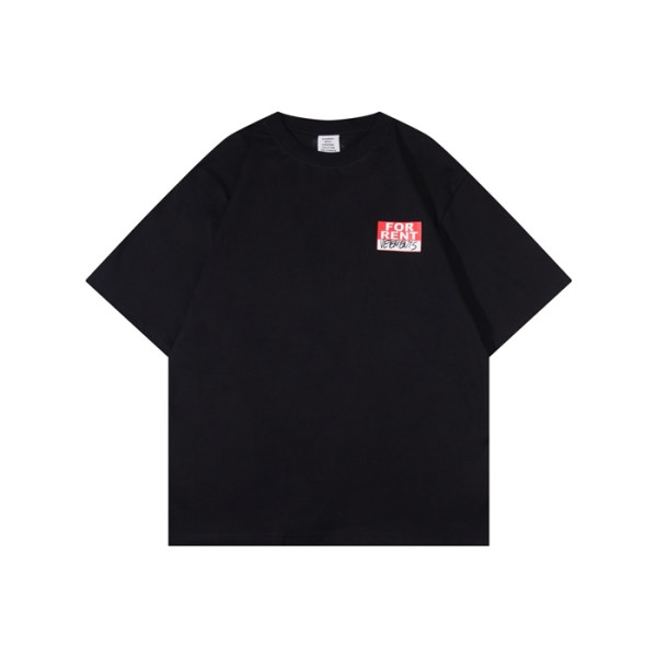 베트멍 남/녀 라운드 반팔 티셔츠 - Vetements Unisex Oversize Tshirt - vec5689x