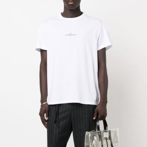 메종 마르지엘라 남성 라운드 반팔 티셔츠 - Maison Margiela Mens Round Tshirt - mac5708x