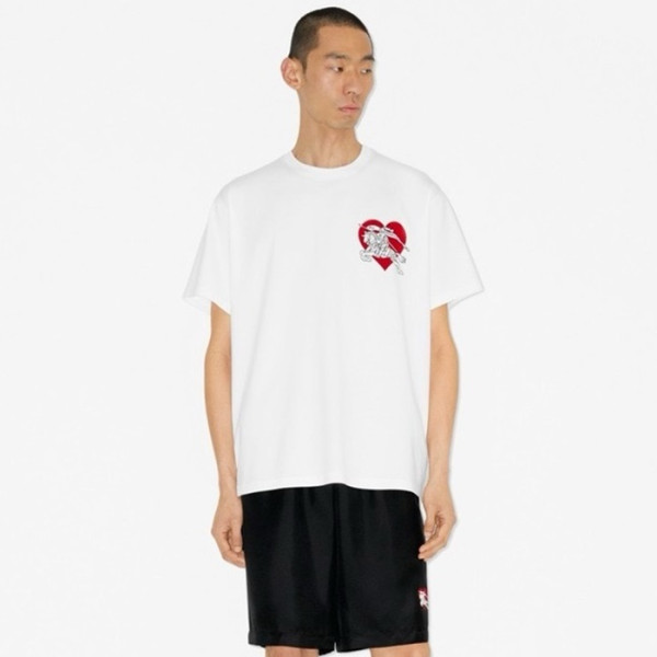 버버리 남성 라운드 반팔 티셔츠 - Burberry Mens Round Tshirt - buc5733x