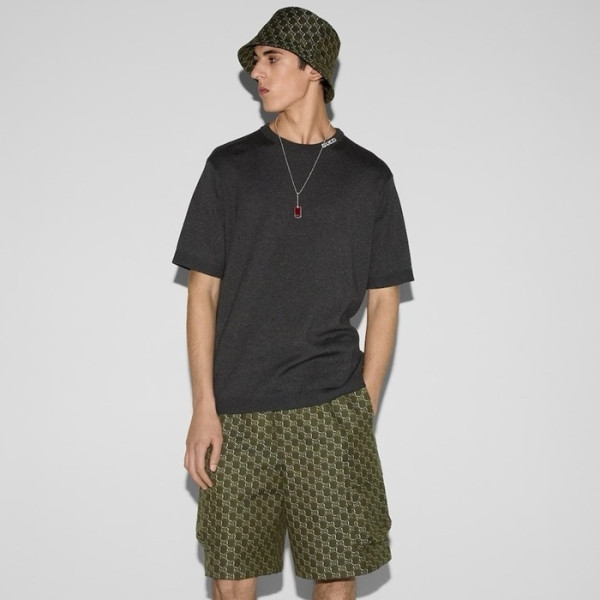 구찌 남성 라운드 반팔티 - Gucci Mens Round Tshirt - guc5749x