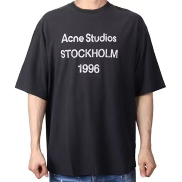아크네 남/녀 라운드 반팔티 - Acne Unisex Round Tshirt - anc5759x