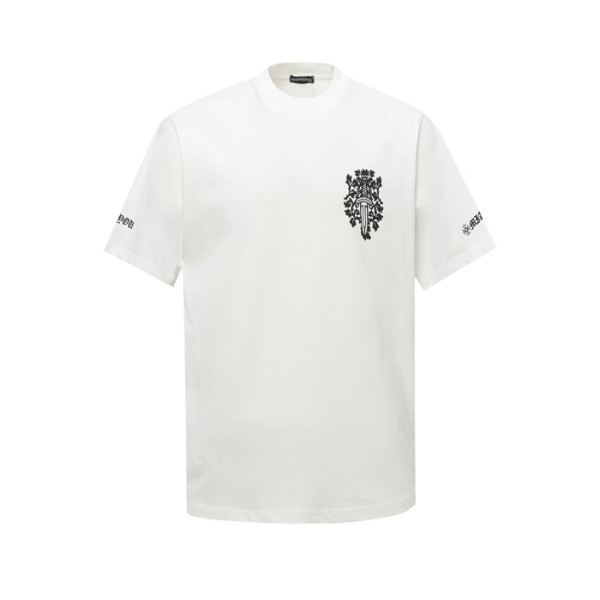 크롬하츠 남성 라운드 반팔티 - Chrom Hearts Mens Round Tshirt - chc5761x