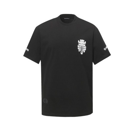 크롬하츠 남성 라운드 반팔티 - Chrom Hearts Mens Round Tshirt - chc5763x